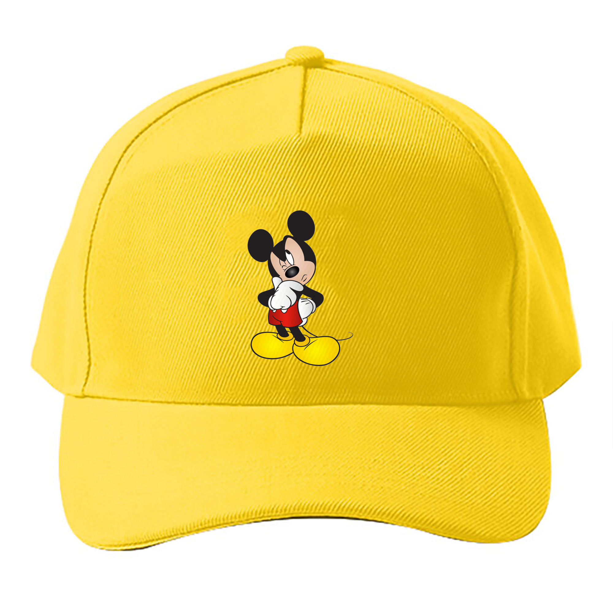 （画像用） ミッキーマウス Mickey Mouse ベースボールキャップ 綿100％ 男女兼用 帽子 スポーツ
